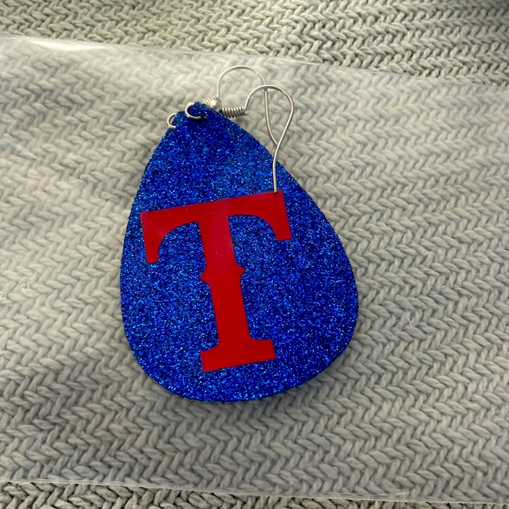 Texas Rangers Earrings